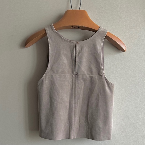 Wilfred Faux Suede Sleeveless Top - Picture 2 of 12
